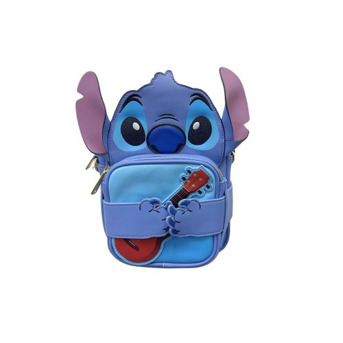 Loungefly HK 授權經銷 Loungefly 迪士尼 露營史迪仔斜孭袋