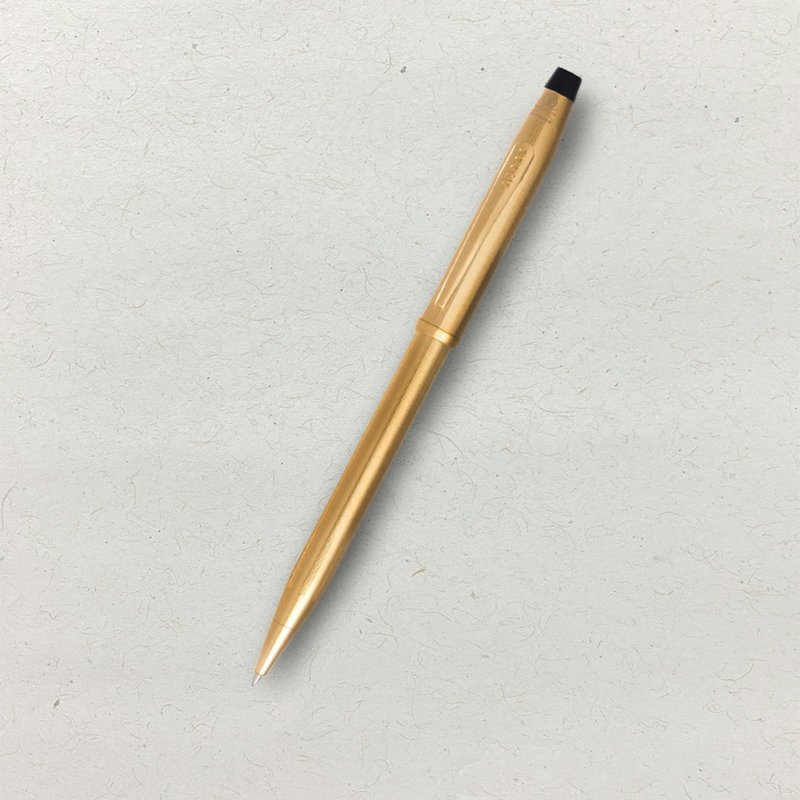 【CROSS】新世紀 23K鍍金原子筆(原廠正貨) - 原子筆/中性筆 - 其他金屬 金色
