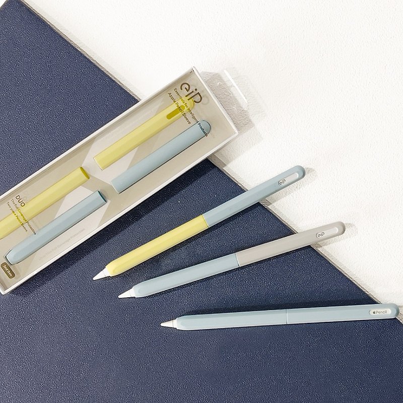 eiP Two-piece Ultra-thin Silicone Pencil Sleeve Set - อื่นๆ - หนังเทียม หลากหลายสี