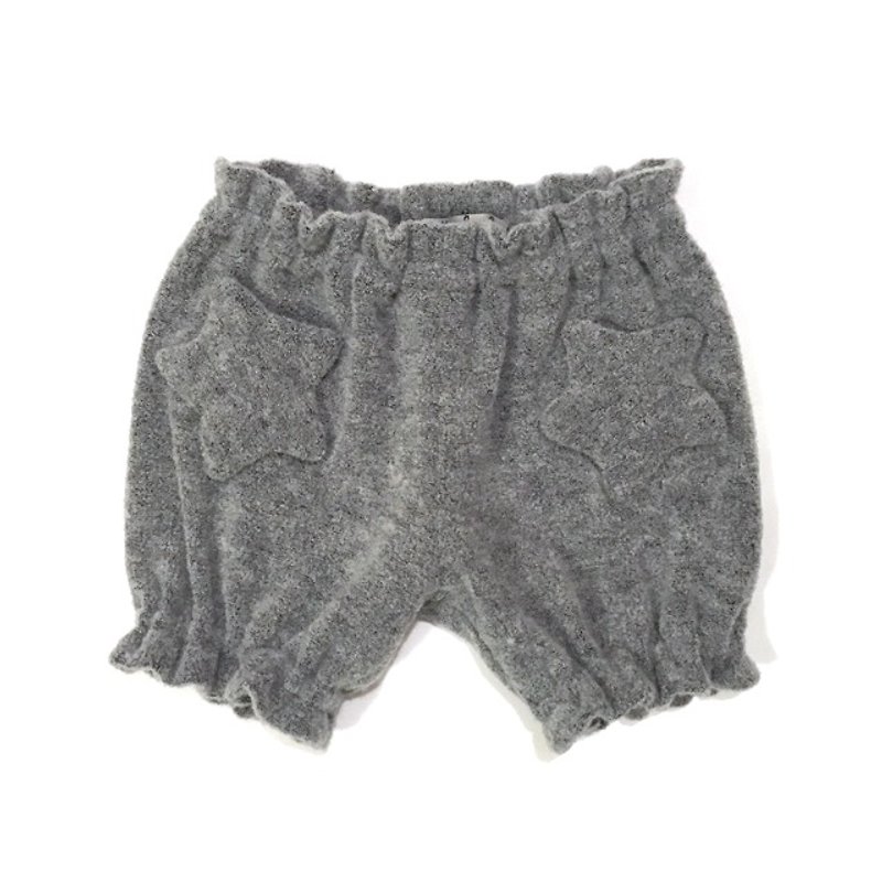 Star motif warmth worth baby short pants   Gray - อื่นๆ - ผ้าฝ้าย/ผ้าลินิน สีเทา