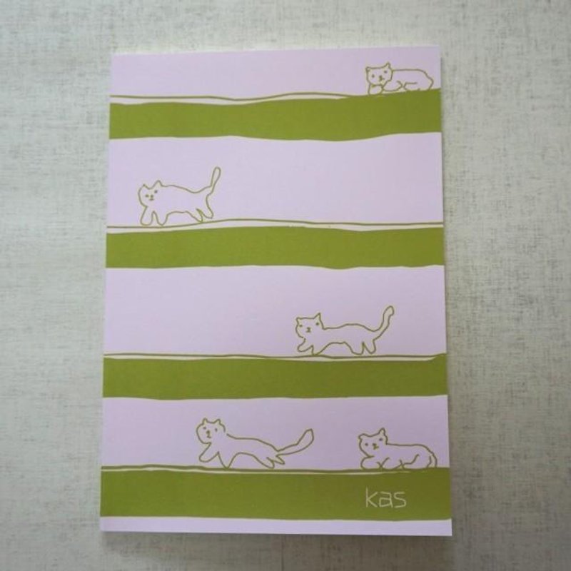 Original design notebook "cat" - Notebooks & Journals - Paper Pink