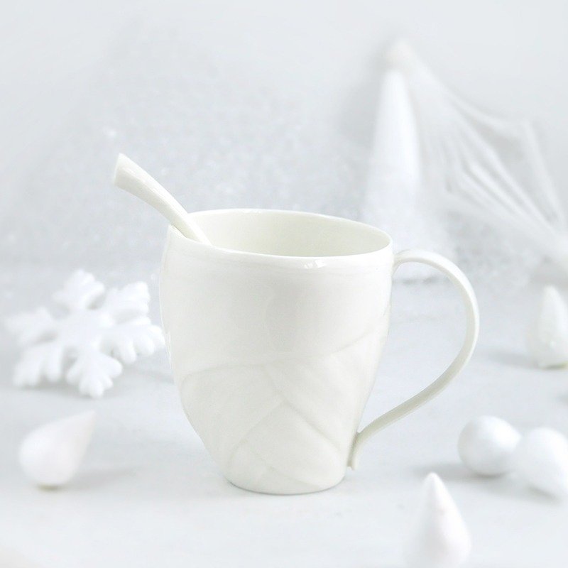 冬尋-定窯 | 個人杯 - 咖啡杯 - 瓷 白色