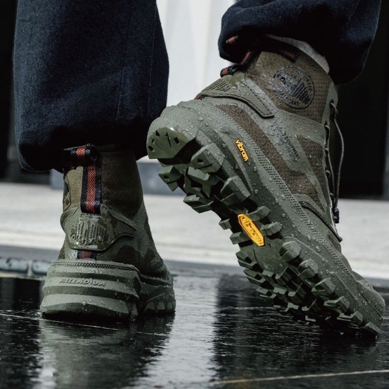 PALLADIUM PALLARIDER CUFF WPA 黃金大底防水靴 74343 - 男休閒鞋 - 其他材質 