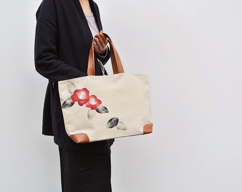 Tote bag Akabaki - Handbags & Totes - Cotton & Hemp Khaki