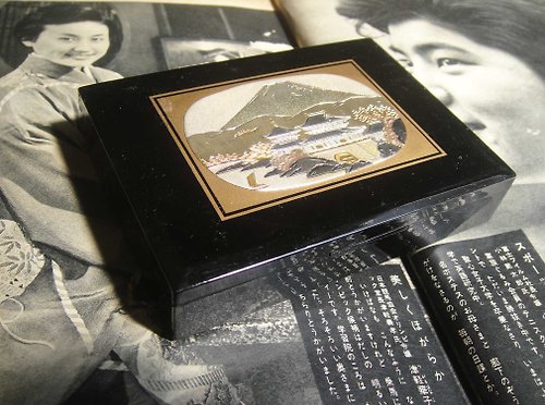 老時光OLD-TIME Vintage & Classic & Deco 【老時光 OLD-TIME】早期日本製紙巾盒(內附未使用過紙巾)
