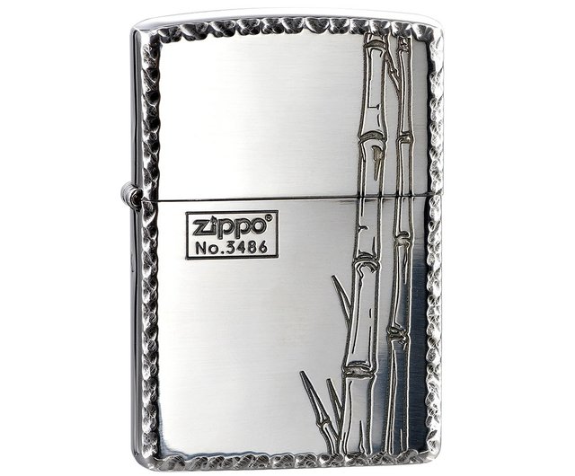 ZIPPO Official Flagship Store] Zippo Bamboo (Silver) Windproof Lighter  ZA-3-47A - Shop zippo Other - Pinkoi