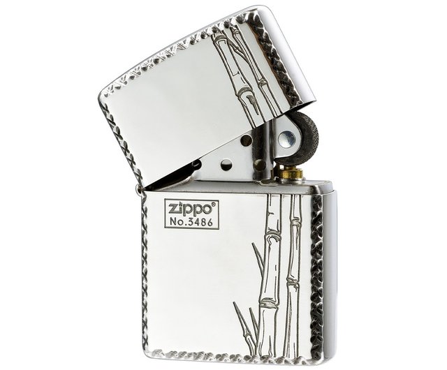 ZIPPO Official Flagship Store] Zippo Bamboo (Silver) Windproof Lighter  ZA-3-47A - Shop zippo Other - Pinkoi