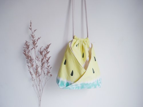 Watermelon | Tie dye Kimono bag Hand bag Shoulder bag