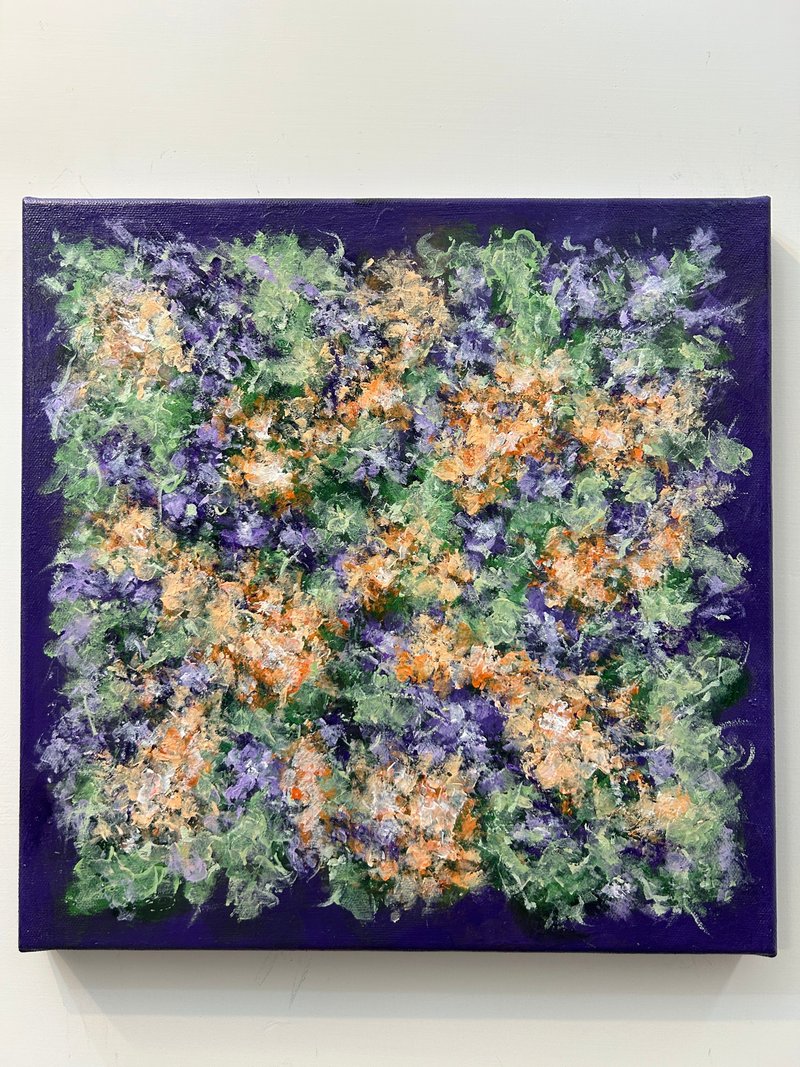 【紫語呢喃】無框抽象畫 - 海報/掛畫/掛布 - 顏料 多色