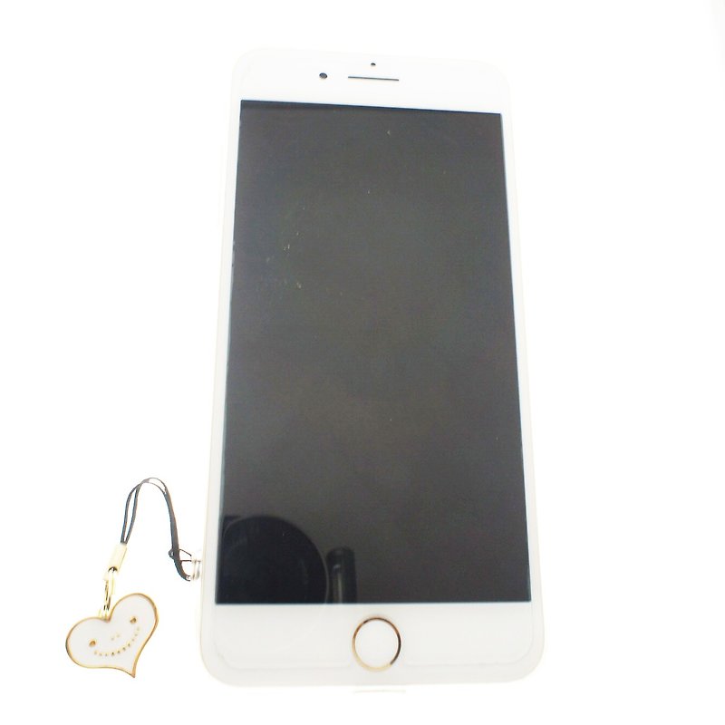 Xinmeng Handmade Jewelry Series-Xinmeng Metal Mobile Phone Strap - Headphones & Earbuds - Other Metals White