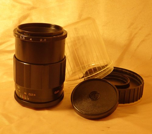 geokubanoid MC VOLNA-9 MACRO 2.8/50mm 鏡頭 M42 螺絲安裝賓得 Zenit LZOS