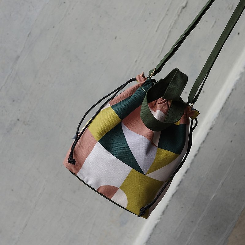 【New Product】Light travel bag with drawstring | drawstring shoulder bag - Messenger Bags & Sling Bags - Other Materials 