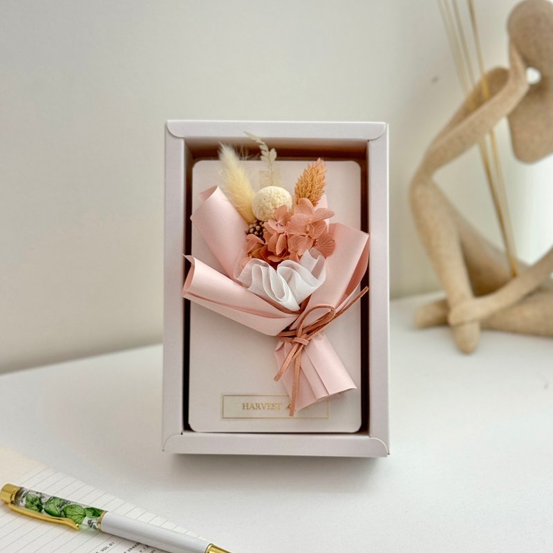 Everlasting bouquet card, the thoughts in the small bouquet (the inner page can be written) - birthday card/confession card/Christmas - Cards & Postcards - Plants & Flowers 