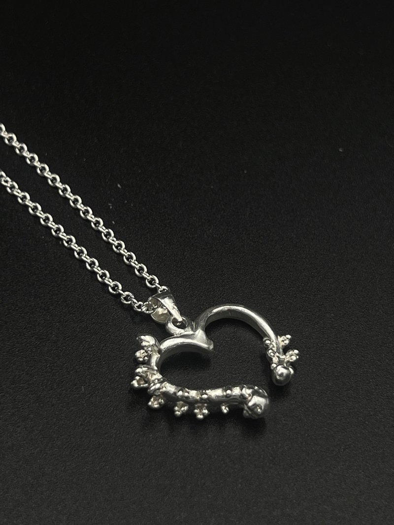 Fern / 925 sterling silver pendant necklace - สร้อยคอ - เงินแท้ สีเงิน