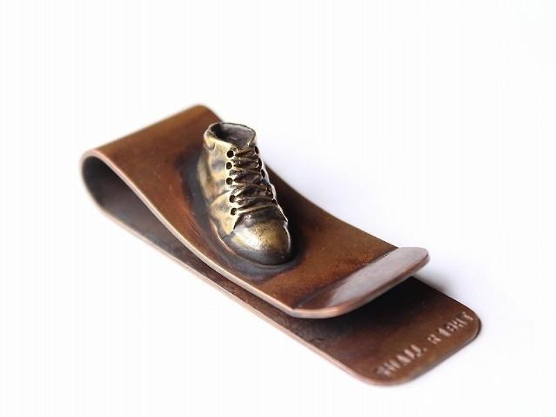 紙幣夾　工作靴 br.ver(黃銅) - 銀包 - 其他金屬 金色