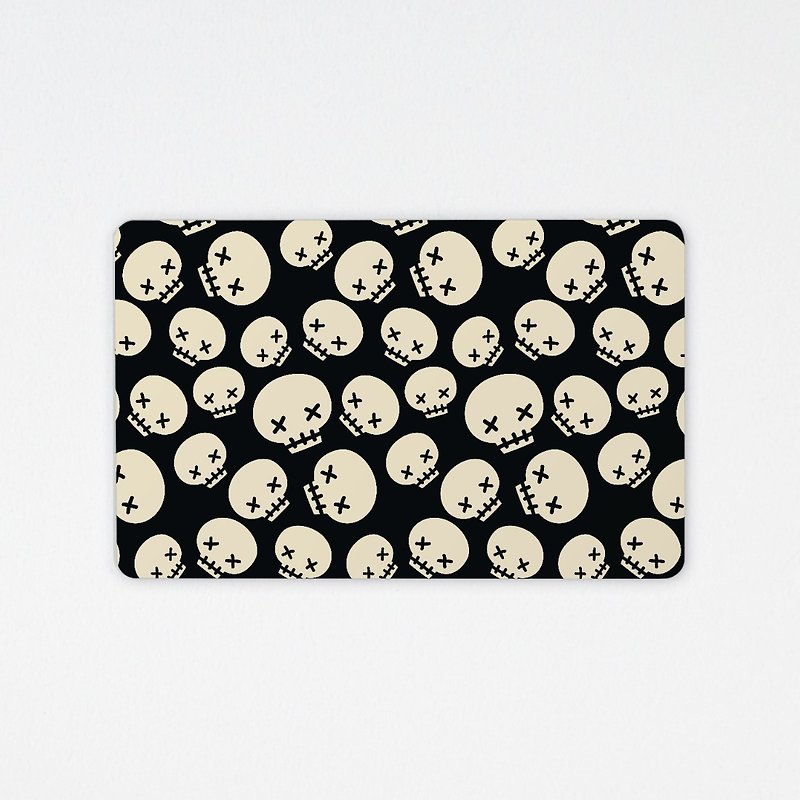 Skull pattern | chip leisure card - อื่นๆ - วัสดุอื่นๆ สีดำ