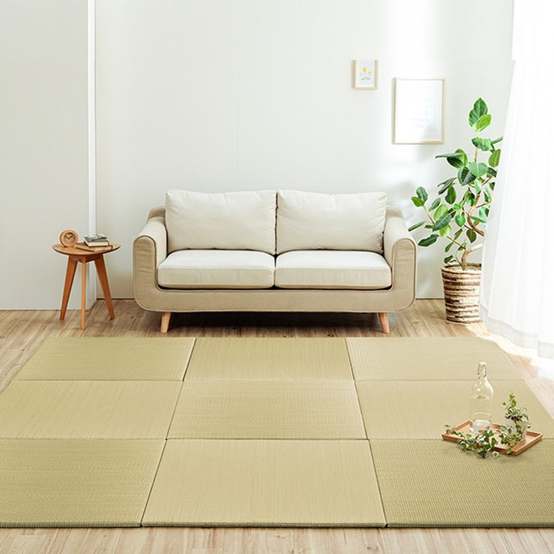 Woven Rush Tatami Mat, Minimalist Frameless Design, Easy and Quick Setup - Rugs & Floor Mats - Plants & Flowers 