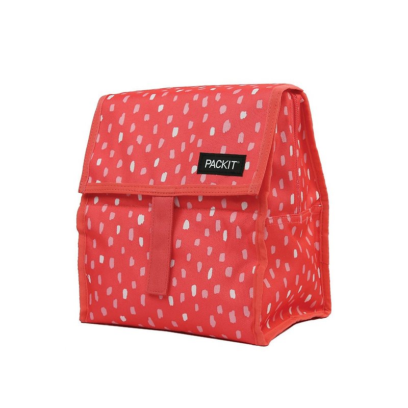 [Offer] PACKiT Ice Cool New Multifunctional Cold Storage Bag (Red Slightly Drunk) Cooler Bag Discount - กระเป๋าคุณแม่ - วัสดุอื่นๆ 