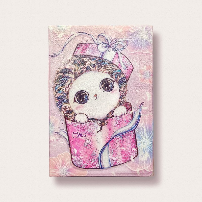 Lightweight Passport Case – Super Cute Girly Pink Gift Cat - ที่เก็บพาสปอร์ต - หนังเทียม 