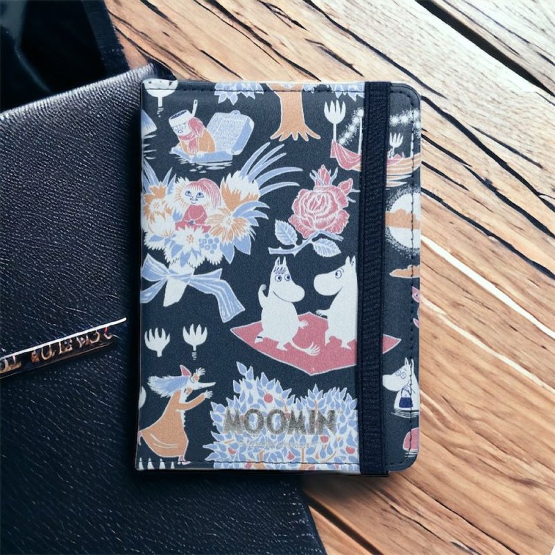 Moomin Passport Cover - Blue - ที่ใส่บัตรคล้องคอ - หนังเทียม 