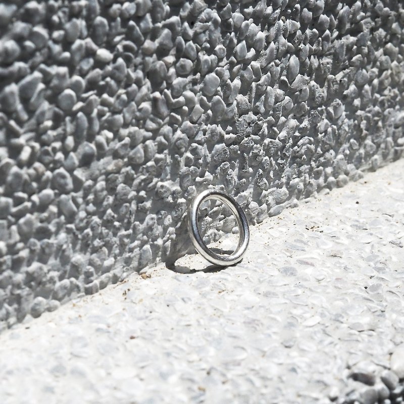 925 Sterling Sliver Minimal Plain Band Ring | 2.5mm - แหวนคู่ - เงินแท้ สีเงิน