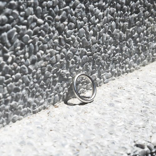 The Layers 基本款 | 粗厚線戒 | 極簡圓線925 純銀時尚搭配戒指 | 2.5MM