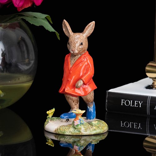 擎上閣裝飾藝術 英國Royal Doulton班尼兔Bunnykins Harry手工陶瓷公仔雕塑