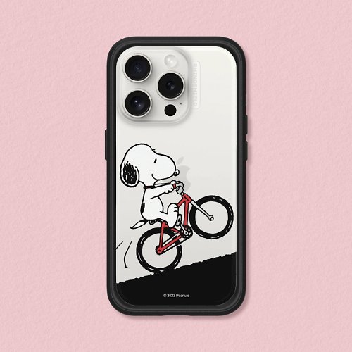 犀牛盾RHINOSHIELD Mod NX邊框背蓋手機殼∣Snoopy史努比/騎腳踏車 for iPhone
