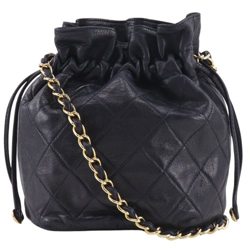 日本直送】シャネル CHANEL 巾着チェーンショルダー ショルダー
