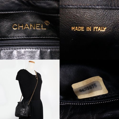 日本直送】シャネル CHANEL 巾着チェーンショルダー ショルダー
