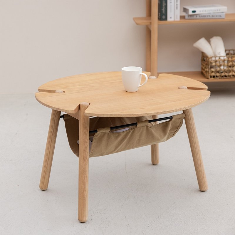 荷葉圓圓邊几 - 其他家具 - 木頭 