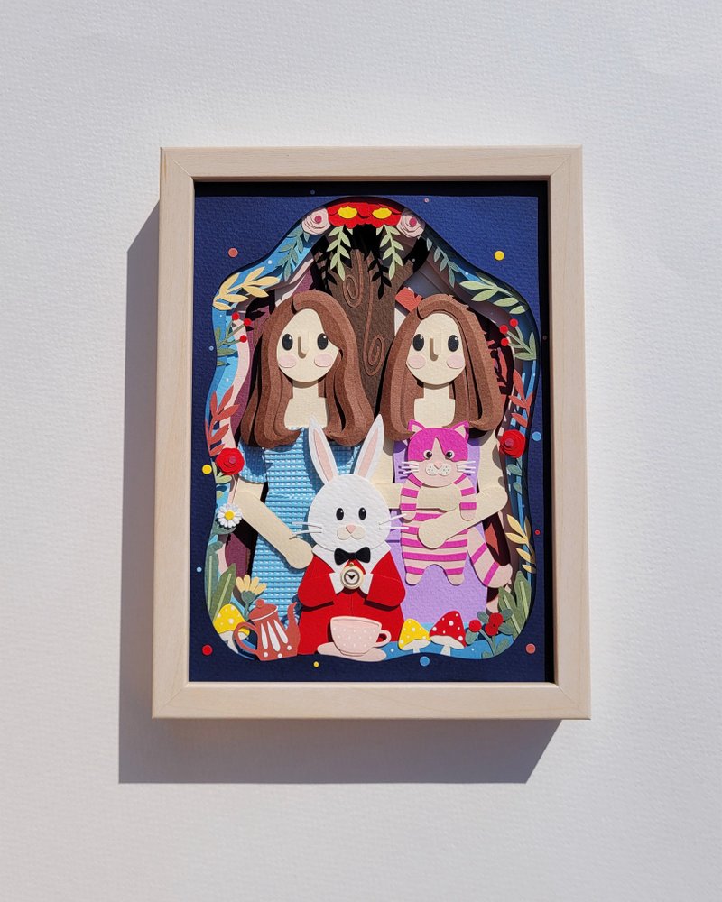Layered custom papercut frame: congratulations theme. - 相框/畫框 - 紙 