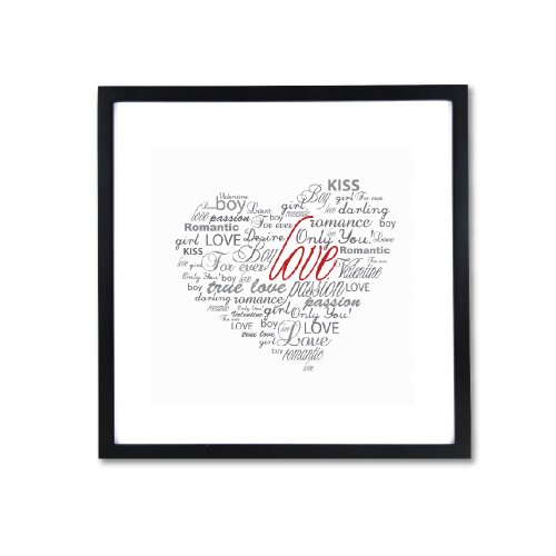 iINDOORS英倫家居 裝飾畫相框 LOVE 43x43cm Loft 工業風 室內設計 佈置 擺設 畫框