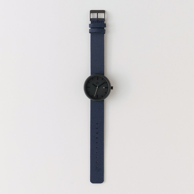 YOT WATCH 40mm Navy/BK - นาฬิกาผู้ชาย - วัสดุอื่นๆ หลากหลายสี