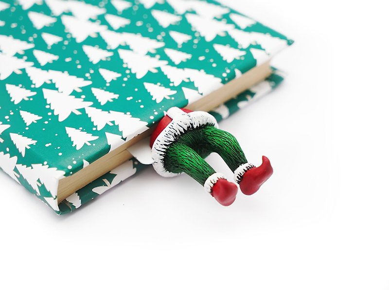 Christmas Thief bookmark - 書籤 - 塑膠 綠色