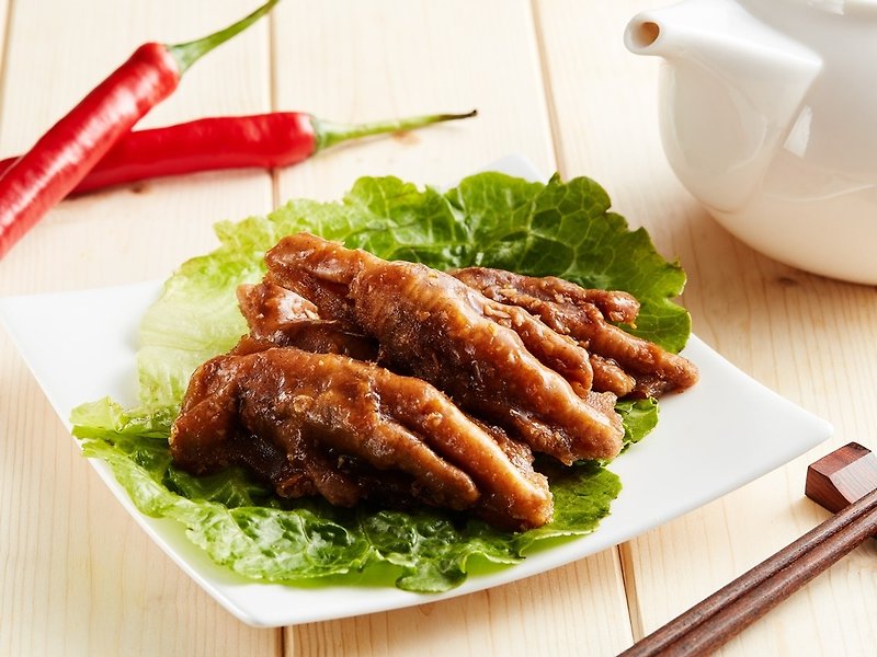 沙茶チキンフィートゼリー（200g） - 台湾B級グルメ - 食材 イエロー