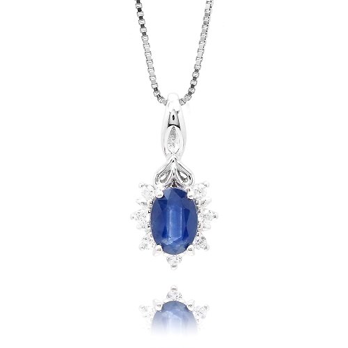 正佳珠寶 Gemsrich Jewelry 【正佳珠寶】藍寶石 靛青藍 0.6ct 橢圓吊墜 藍寶石吊墜