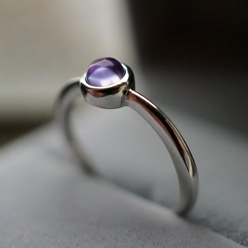 ITS-R106 [925 Silver, Gemstone ring, amethyst, Amethyst] 925 Silver ring. - General Rings - Gemstone Purple