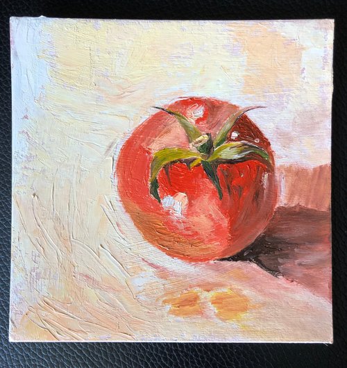 アンティーク品　絵画　油絵　トマト アンティーク品 絵画 油絵 トマト アンティーク品 絵画 油絵
