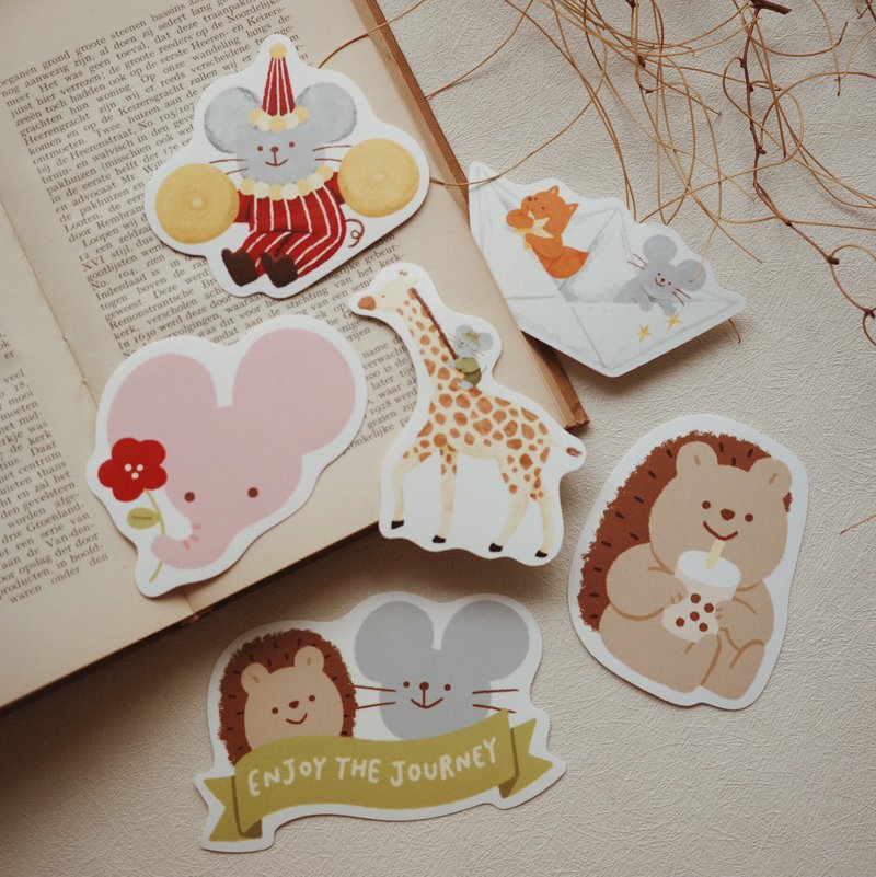 Mandy's waterproof matte large stickers - สติกเกอร์ - กระดาษ หลากหลายสี