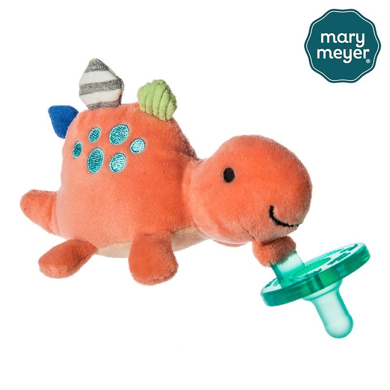 Fast shipping【MaryMeyer】 Pacifier Pacifier-Bounce Dinosaur (new barrel packaging) - Kids' Toys - Cotton & Hemp Orange