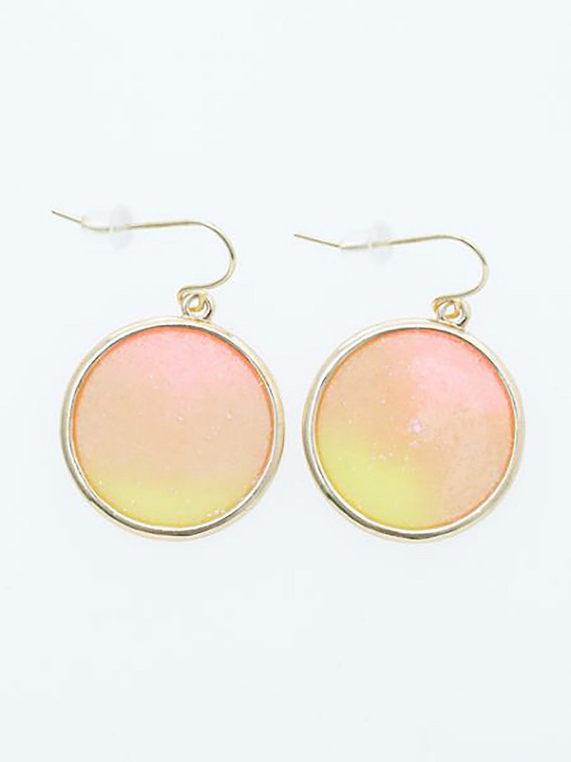 Pre-ordered elegant sunset and ocean earrings (two colors) KXXZ8677 - ต่างหู - วัสดุอื่นๆ หลากหลายสี