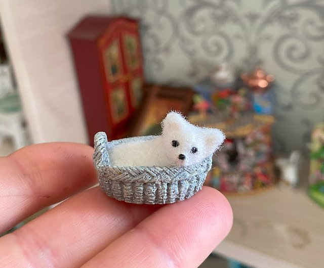 Orange Kitten 1:12 Scale Dollhouse Miniature Pet Adult Collectible