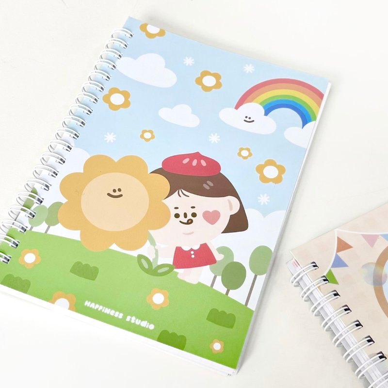 A Baozi/Huahua Baozi Coil Notebook Portable Notebook - สมุดบันทึก/สมุดปฏิทิน - กระดาษ 