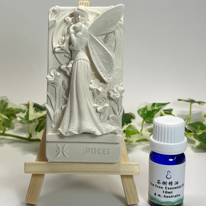 12星座 花仙子擴香擺飾 雙魚座 香氛擺件 附木架 - 香氛/精油/擴香 - 其他材質 白色