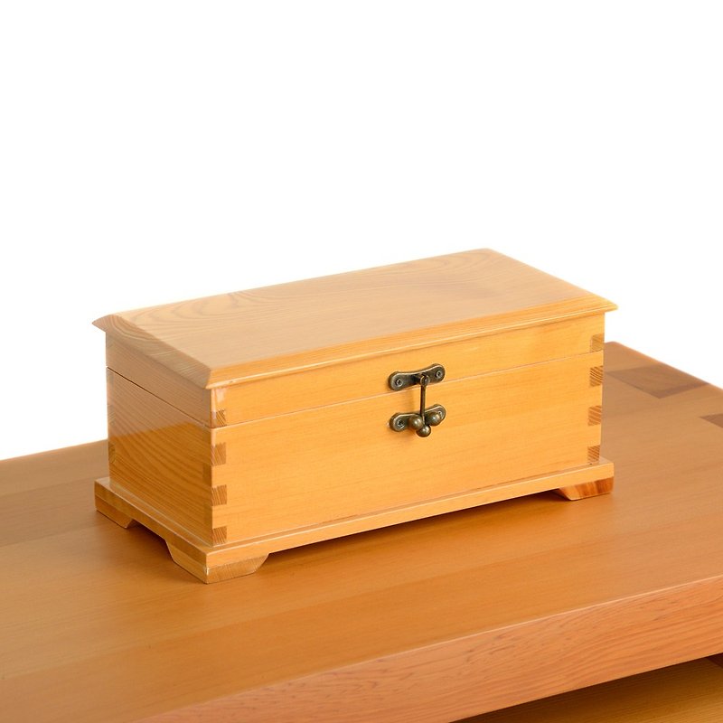 [欠陥は完璧ではありません] NG Xiwu割引 | 台湾ヒノキの木製ジュエリーボックス、ジュエリーウォッチジュエリー収納ボックス - 収納用品 - 木製 ゴールド