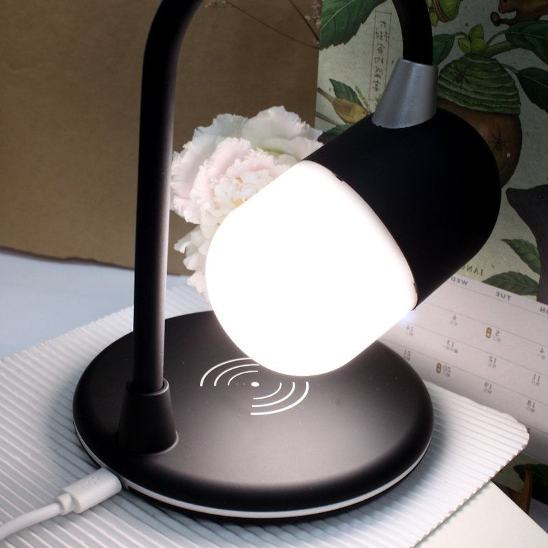 [Mother's Day Gift] LED Multifunctional Anti-glare Fashion Night Light - Black - Lighting - Other Materials Black