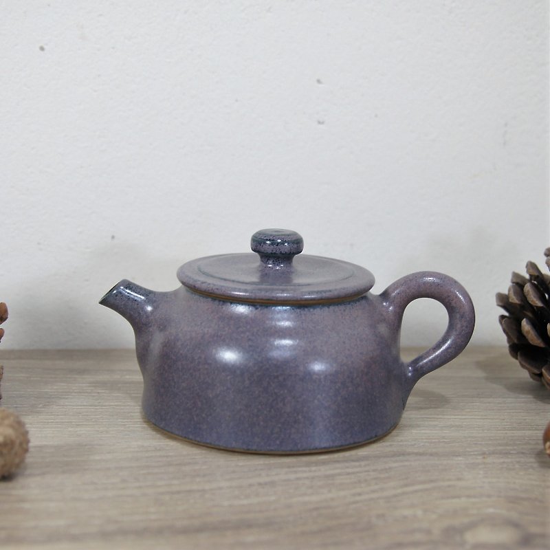 藍莓茶壺(惜福品)-容量約90ml - 茶壺/茶杯/茶具 - 陶 紫色