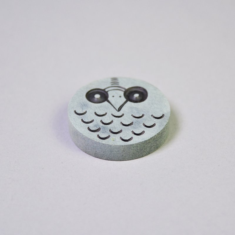 Warm Soap Stone Series-Owl Incense Holder-Fair Trade - Fragrances - Stone Gray