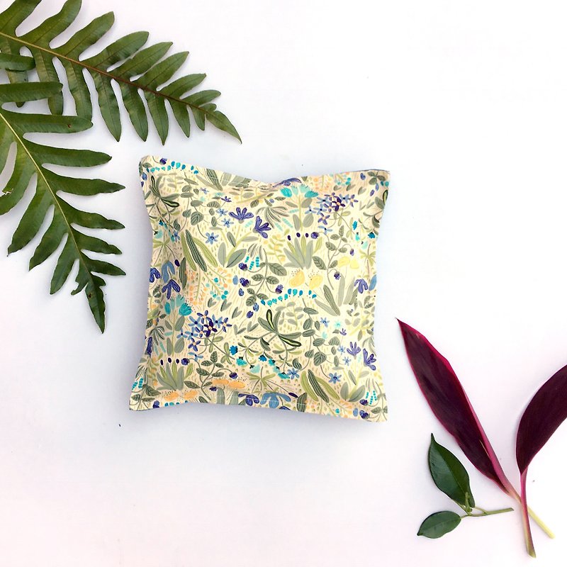 Tea scented nap pillow-Have fun in the garden // Midsummer fruits // - หมอน - ผ้าฝ้าย/ผ้าลินิน 